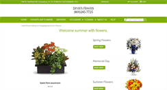 Desktop Screenshot of devinsflowers.com