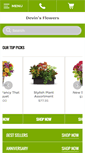 Mobile Screenshot of devinsflowers.com